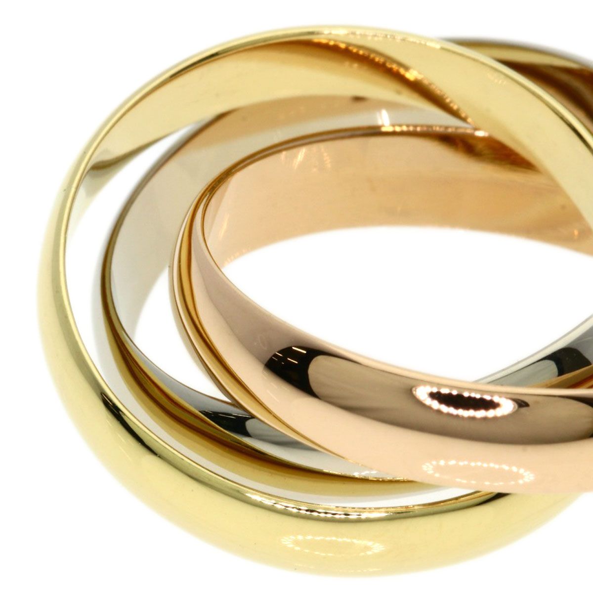 Cartier 49 Ring 18k Yellow Gold 18k Pink White — view 7