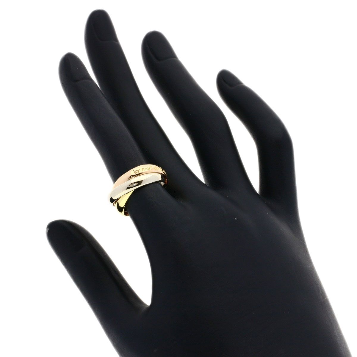 Cartier 49 Ring 18k Yellow Gold 18k Pink White — view 4