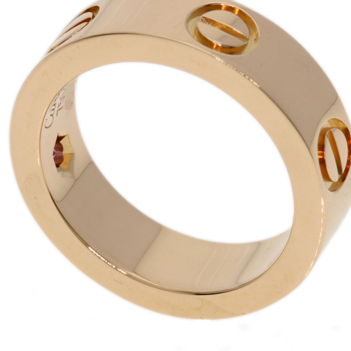 Cartier Love Ring Pink Sapphire 50 18k Gold — view 6