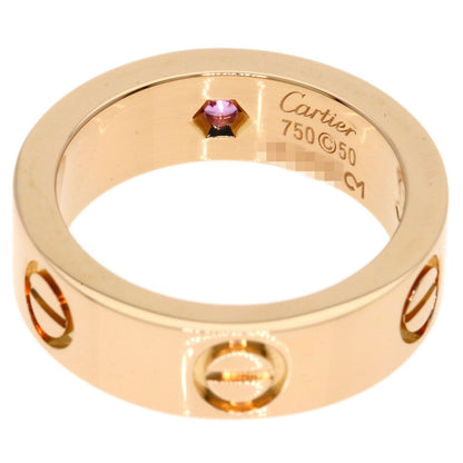 Cartier Love Ring Pink Sapphire 50 18k Gold — view 4