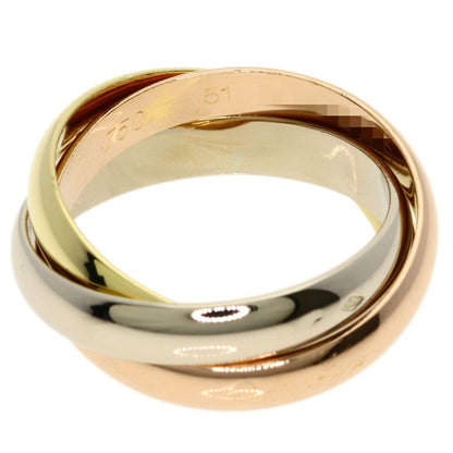 Cartier Trinity 51 Ring 18k Yellow Gold 18k Pink White — view 3