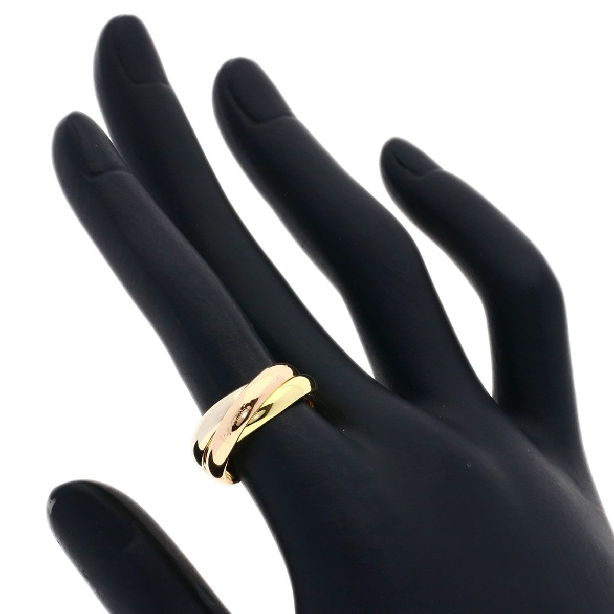 Cartier Trinity 51 Ring 18k Yellow Gold 18k Pink White — view 4