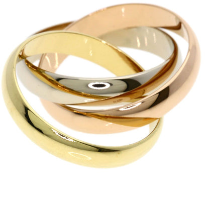 Cartier Trinity 48 Ring 18k Yellow Gold 18k Pink White — view 6