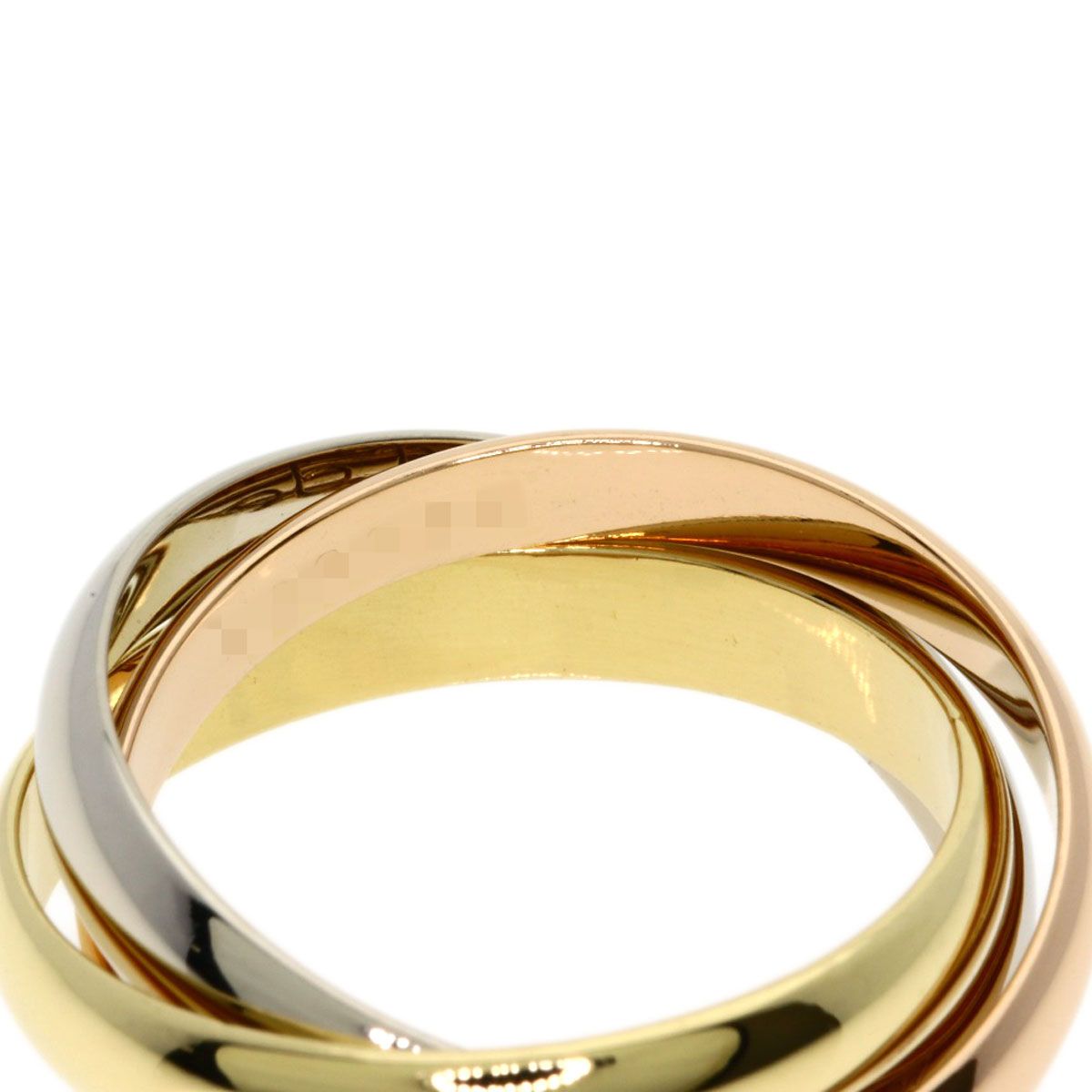 Cartier Trinity 53 Ring 18k Yellow Gold 18k Pink White — view 4