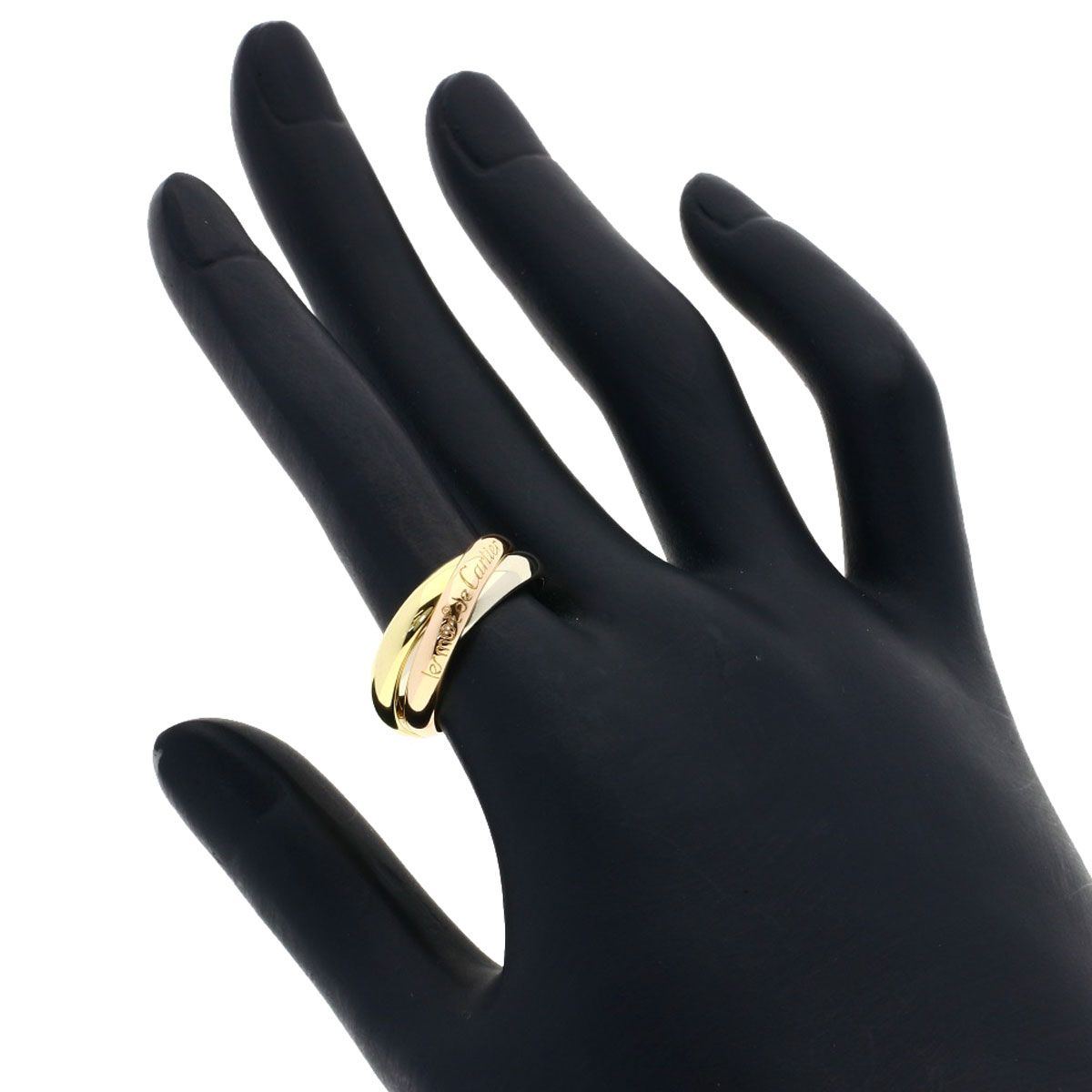 Cartier Trinity 53 Ring 18k Yellow Gold 18k Pink White — view 5
