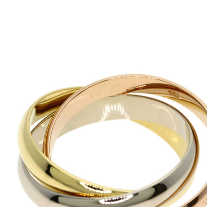 Cartier Trinity 53 Ring 18k Yellow Gold 18k Pink White — view 7