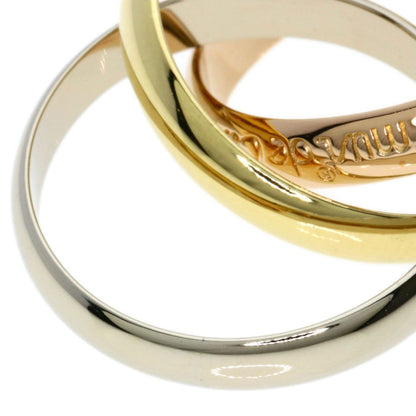 Cartier Trinity 53 Ring 18k Yellow Gold 18k Pink White — view 6