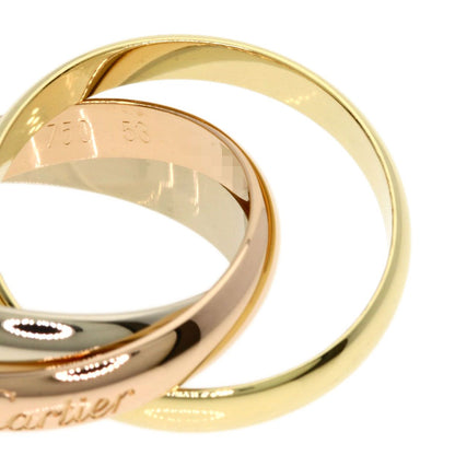 Cartier Trinity 53 Ring 18k Yellow Gold 18k Pink White — view 5
