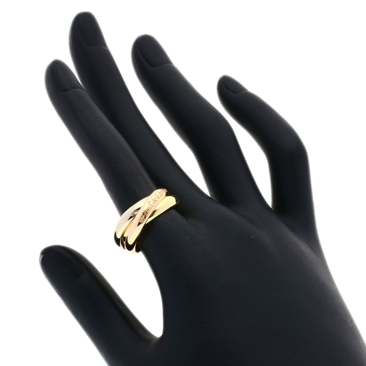 Cartier Trinity 53 Ring 18k Yellow Gold 18k Pink White — view 4