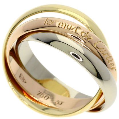 Cartier Trinity 53 Ring 18k Yellow Gold 18k Pink White