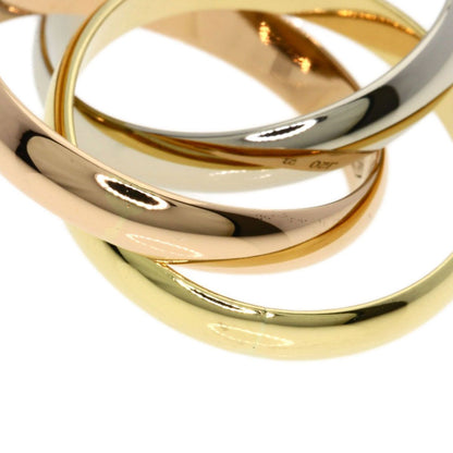 Cartier Trinity 53 Ring 18k Yellow Gold 18k Pink White — view 5