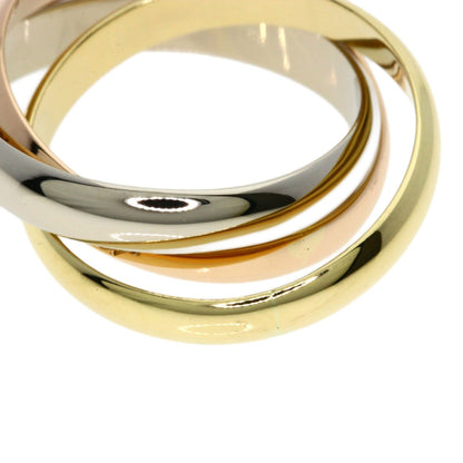Cartier Trinity 53 Ring 18k Yellow Gold 18k Pink White — view 6