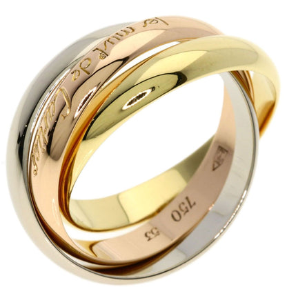 Cartier Trinity 53 Ring 18k Yellow Gold 18k Pink White — view 2