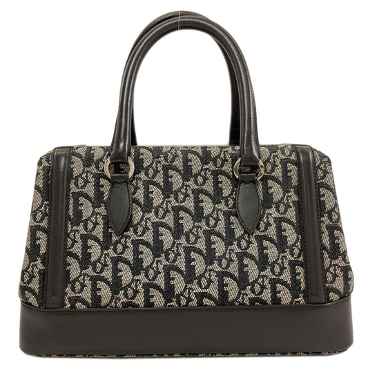 Dior Trotter Pattern Handbag Canvas