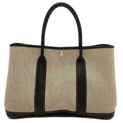 Hermes Garden Party TPM Silver Handbag Toile