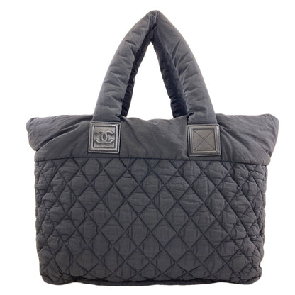 Chanel Coco Cocoon Silver Tote Nylon — view 2