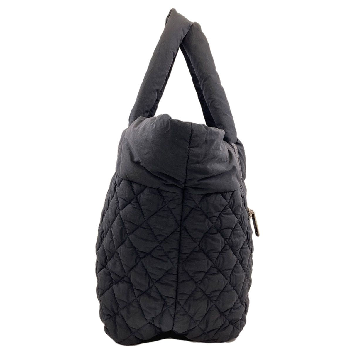 Chanel Coco Cocoon Silver Tote Nylon — view 3