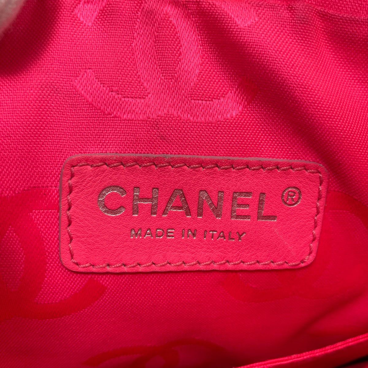 Chanel Cambon Line Silver Shoulder Bag Lambskin — view 6
