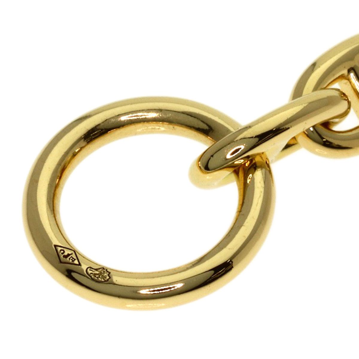 Hermes Chaine D'ancre Ppm Bracelet 18k Yellow Gold — view 5