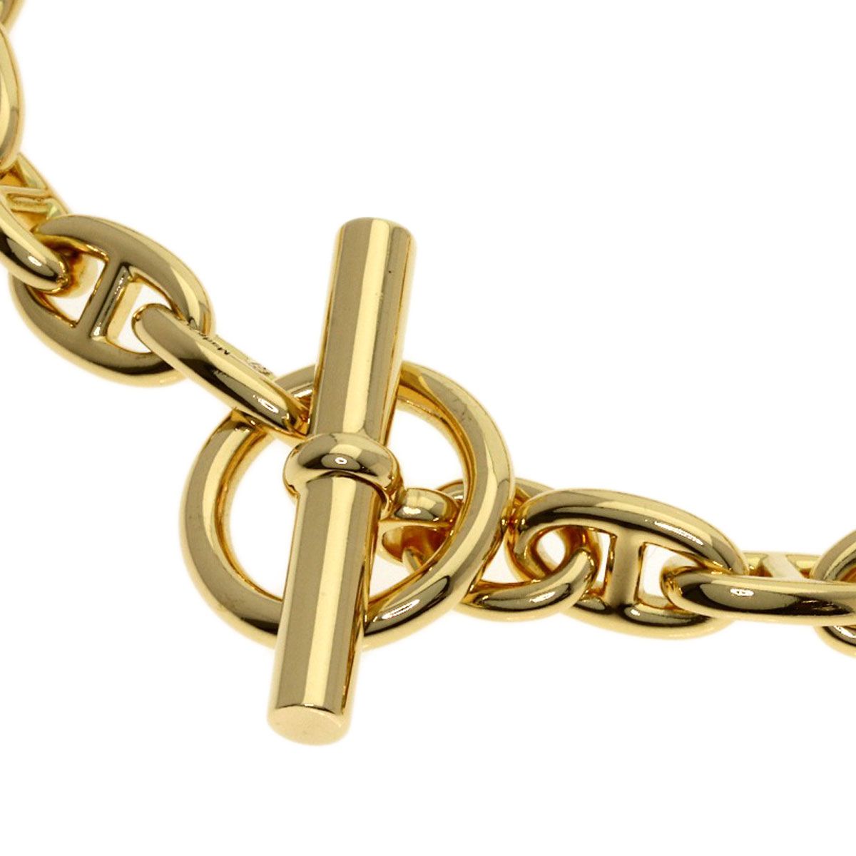 Hermes Chaine D'ancre Ppm Bracelet 18k Yellow Gold — view 2