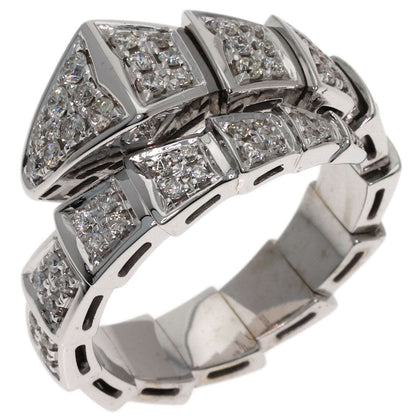 Bvlgari Serpenti Viper Diamond M Ring 18k White Gold — view 2