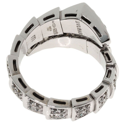 Bvlgari Serpenti Viper Diamond M Ring 18k White Gold — view 4