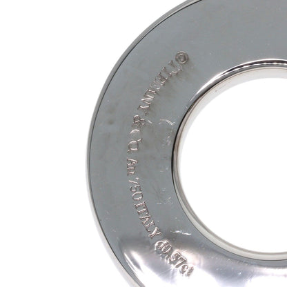 Tiffany & Co Atlas Closed Circle Diamond Necklace 18k White Gold — view 5