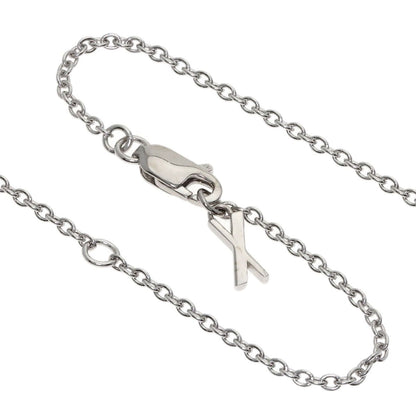 Tiffany & Co Atlas Closed Circle Diamond Necklace 18k White Gold — view 3