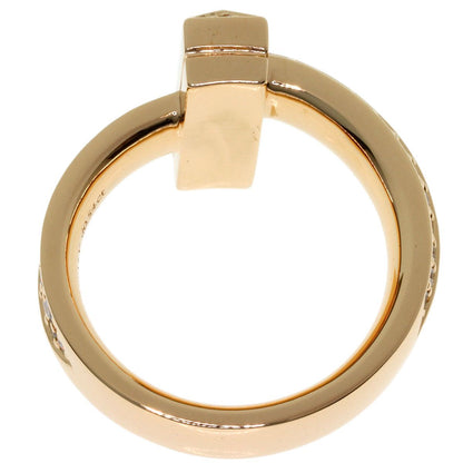 Tiffany & Co T One Diamond Ring 18k Pink Gold — view 4