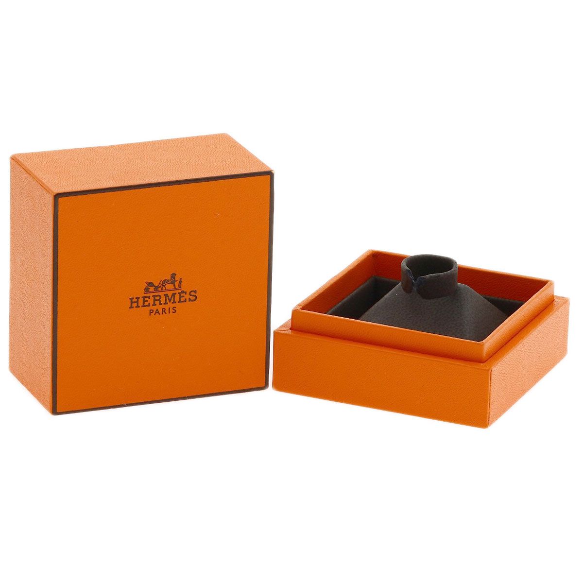 Hermes Alushimi GM Diamond 49 Ring 18k Pink Gold — view 9