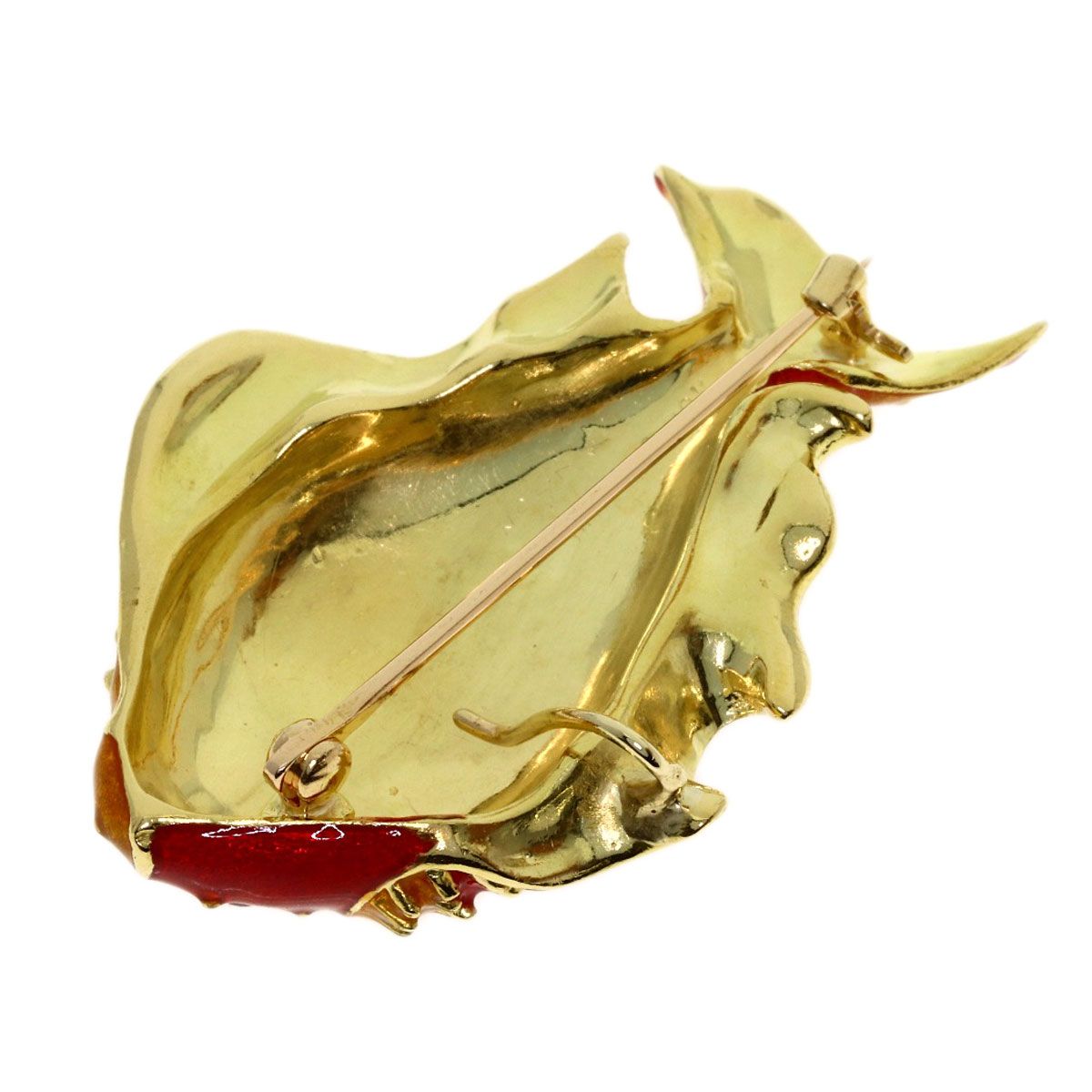 Tiffany & Co Fish Motif Brooch 18k Yellow Gold — view 2
