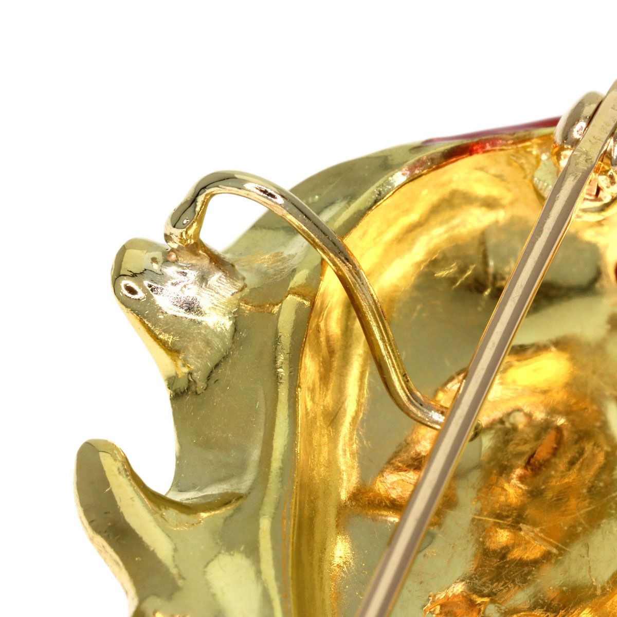 Tiffany & Co Fish Motif Brooch 18k Yellow Gold — view 5