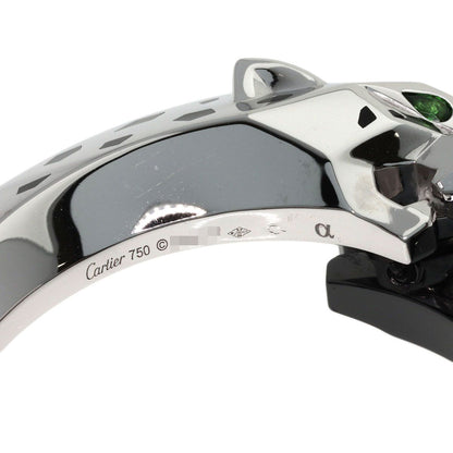 Cartier Panthere de Cartier Onyx Garnet Necklace 18k White Gold Ceramic — view 6