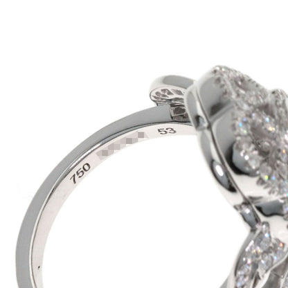Chanel Camellia Diamond 53 Ring 18k White Gold — view 6