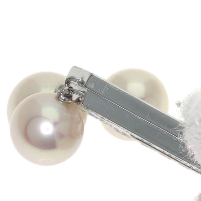 Cartier Pearl Diamond Pendant 18k White Gold — view 8