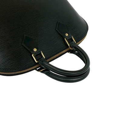 Louis Vuitton Vintage Alma Epi Leather Boston Bag Black Noir — view 4