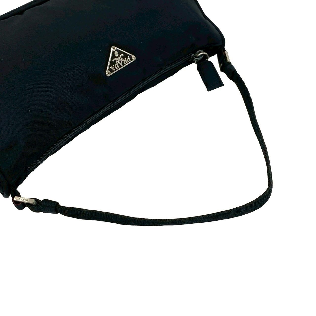 Prada Tessuto Nylon Mini Shoulder Bag Pouch Black — view 4