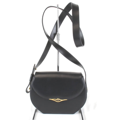 Cartier Shoulder Bag Leather Black