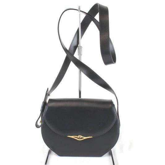 Cartier Shoulder Bag Leather Black