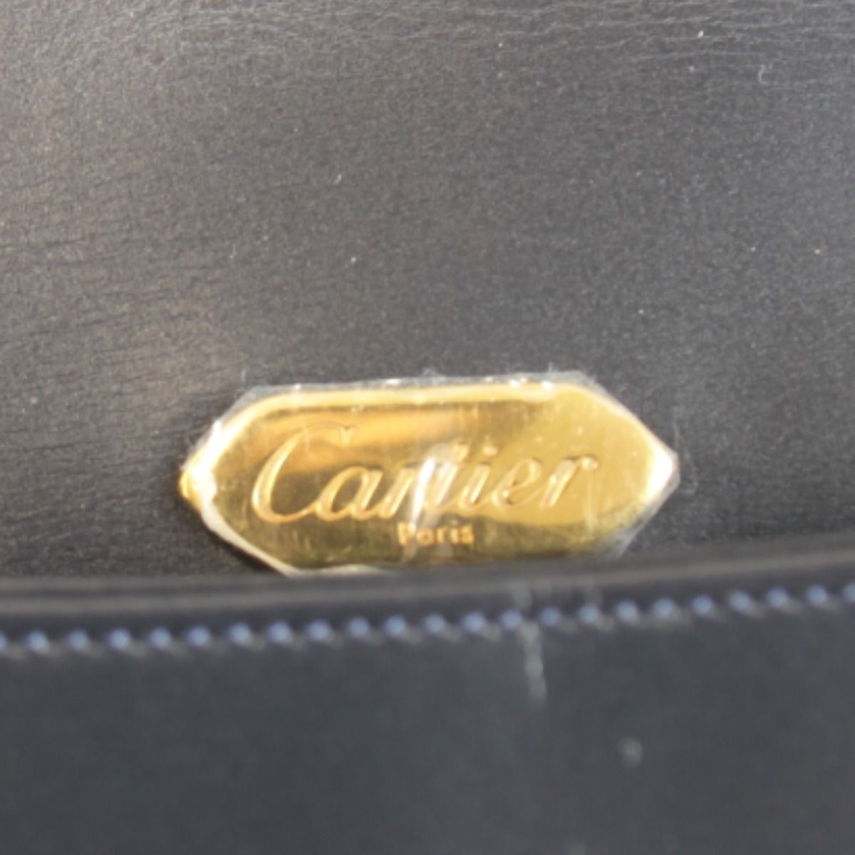 Cartier Shoulder Bag Leather Black — view 7