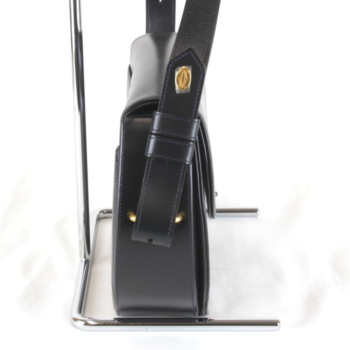 Cartier Shoulder Bag Leather Black — view 2