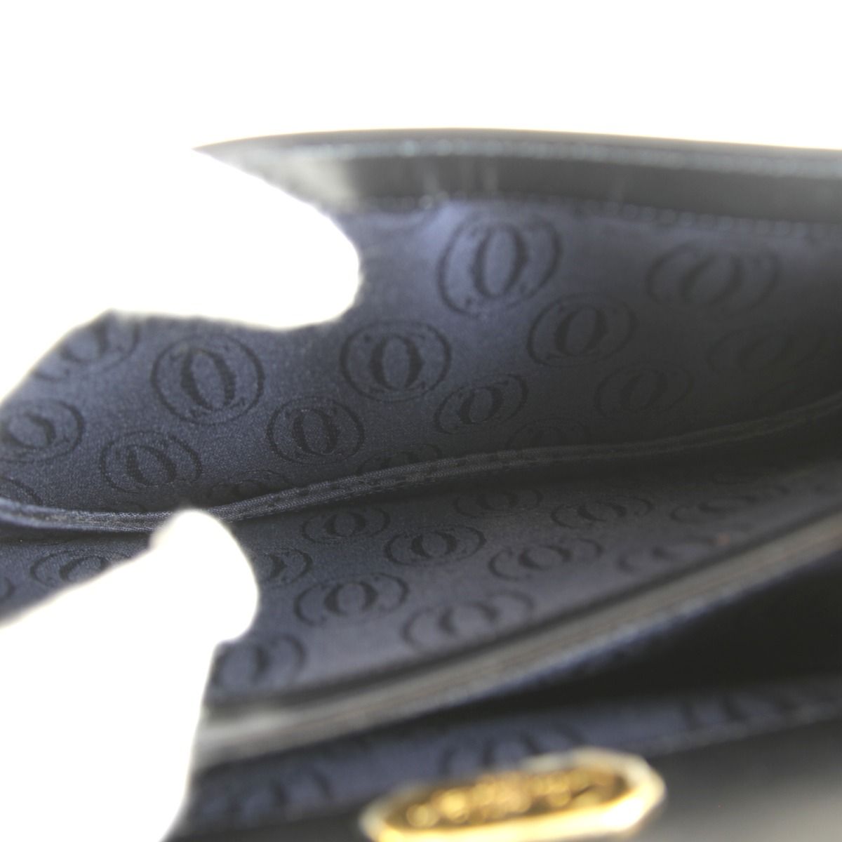 Cartier Shoulder Bag Leather Black — view 5