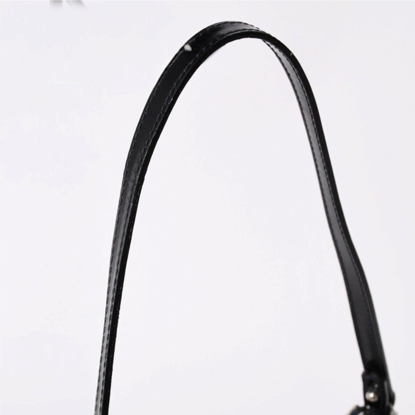 Dior Miss Diorella Denim Printed Saddle Bag Trompe L'oeil Leather Galliano — view 4