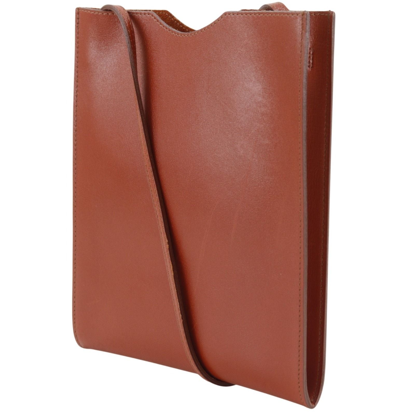 Hermes Omenitu Box Calf Red Brown Shoulder — view 2
