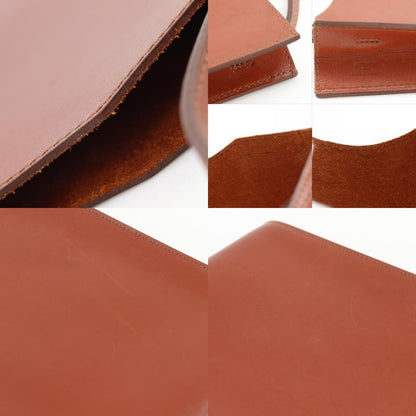 Hermes Omenitu Box Calf Red Brown Shoulder — view 9