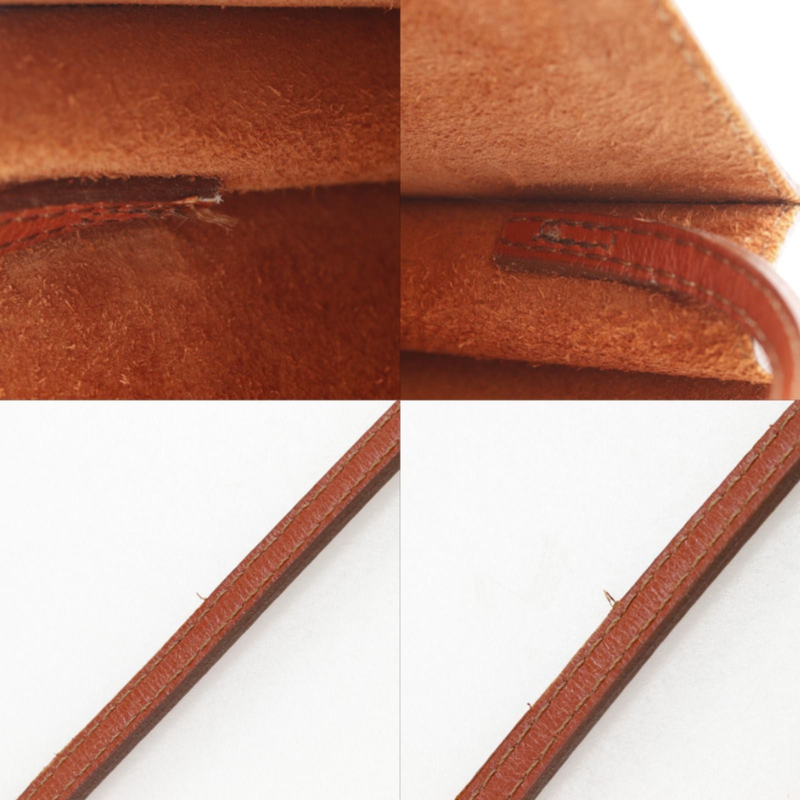 Hermes Omenitu Box Calf Red Brown Shoulder — view 8