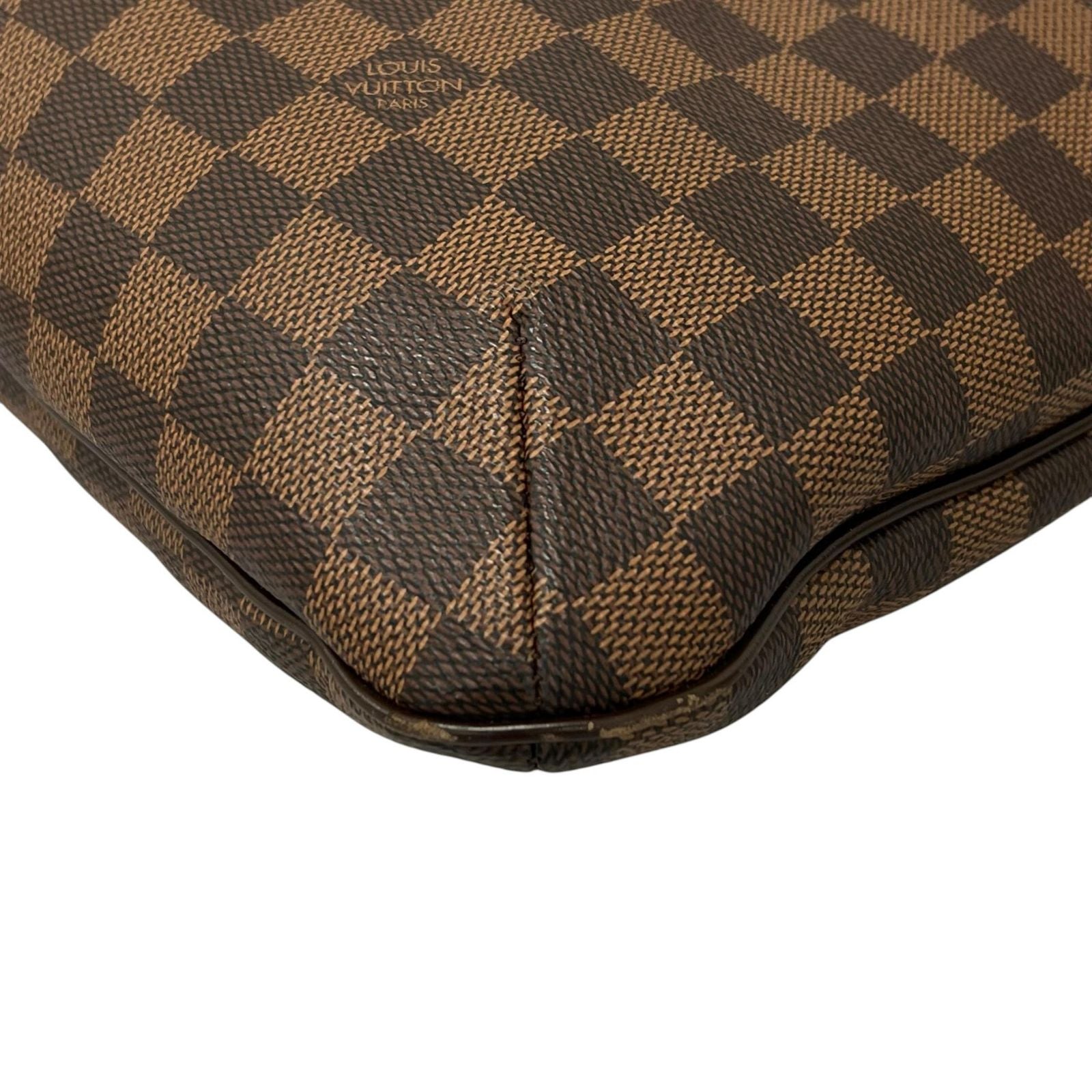 Louis Vuitton Shoulder Bag Blue Mzbeli Brown Damier — view 9