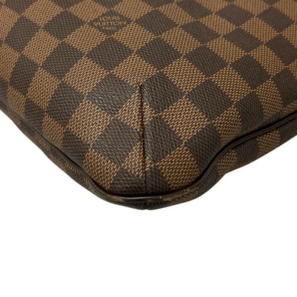 Louis Vuitton Shoulder Bag Blue Mzbeli Brown Damier — view 9