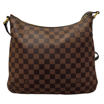 Louis Vuitton Shoulder Bag Blue Mzbeli Brown Damier — view 2
