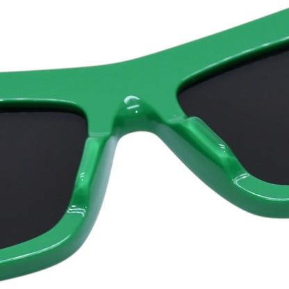 Bottega Veneta Cat Eye Sunglasses Eyewear L 55 Green Gold — view 6